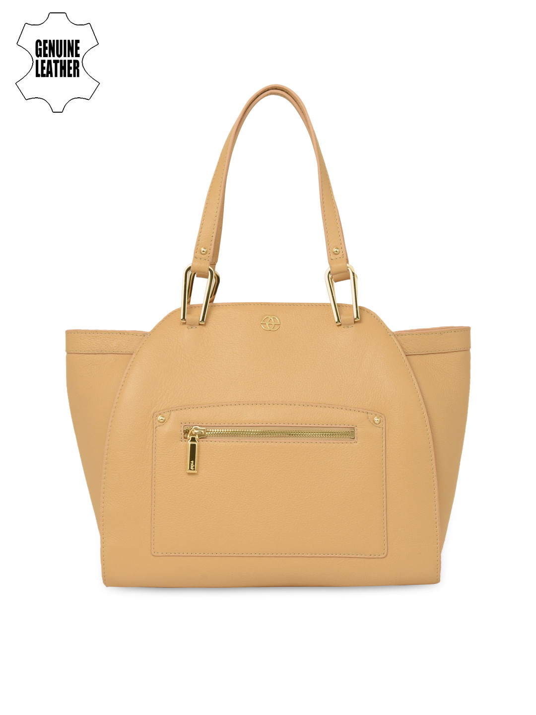 

Eske Beige Genuine Leather Shoulder Bag