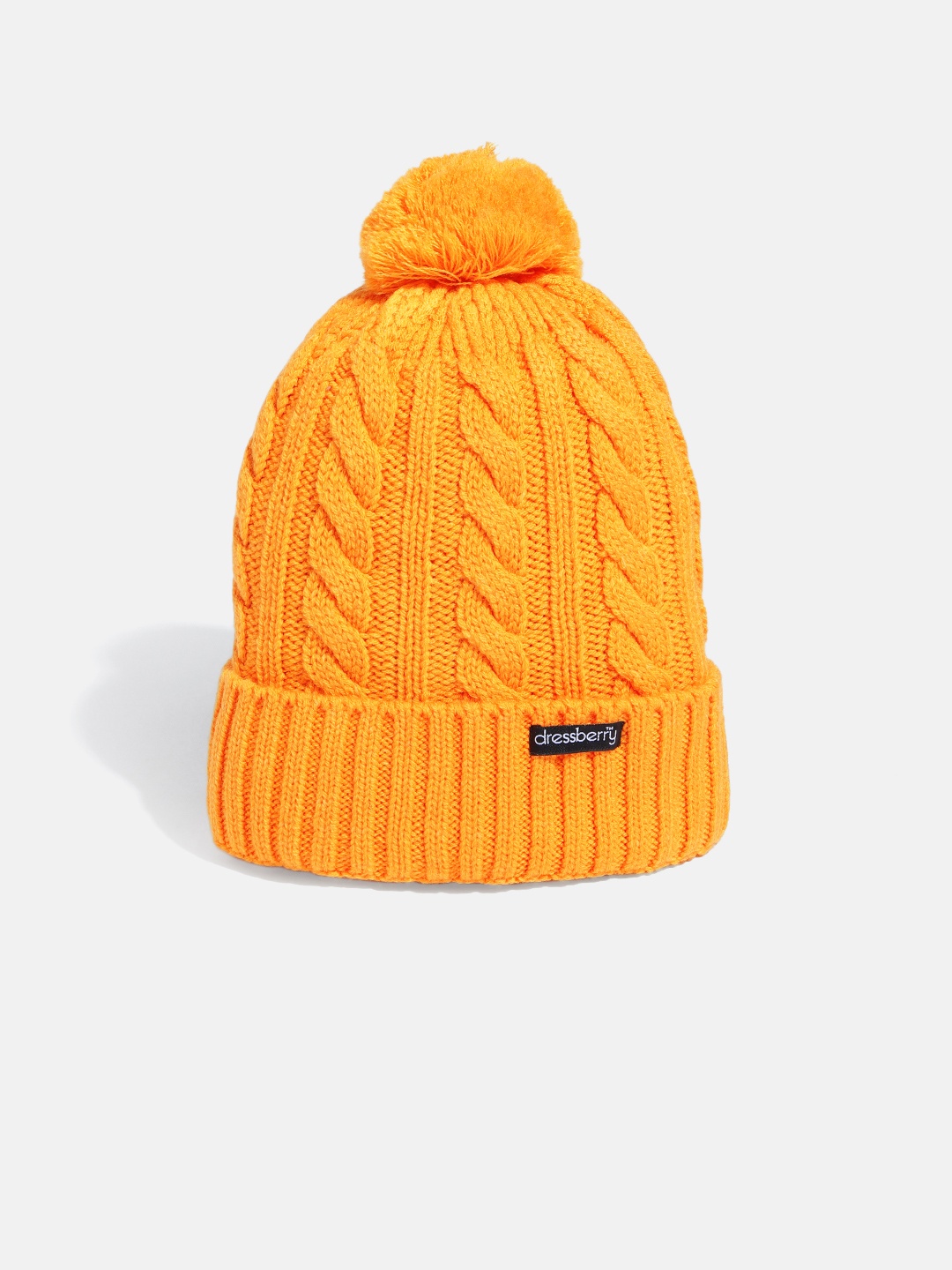 

DressBerry Women Mustard Yellow Beanie
