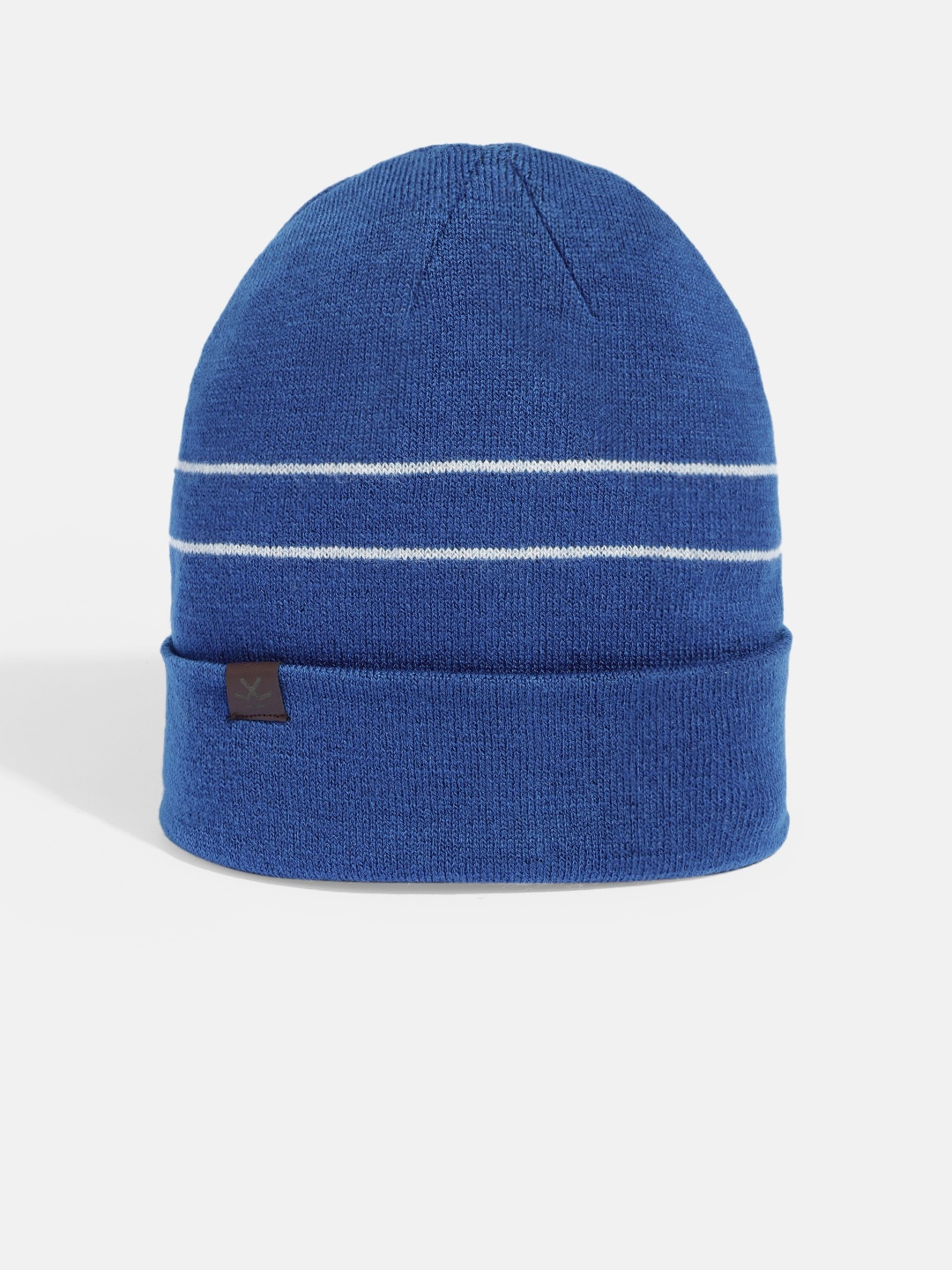 

WROGN Unisex Blue Acrylic Beanie