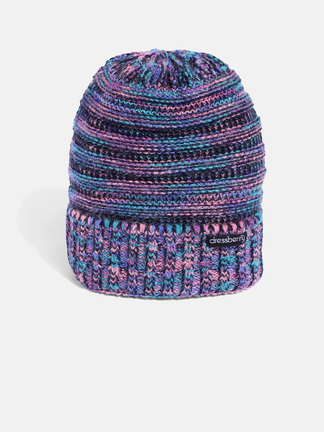 

DressBerry Women Pink & Blue Beanie
