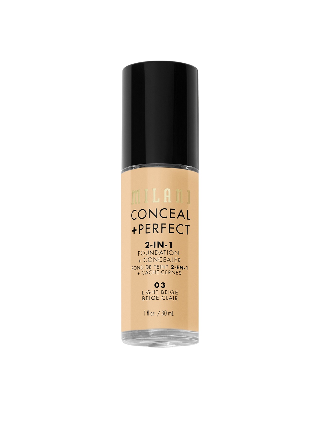 

MILANI Conceal Perfect 2-in-1 Foundation & Concealer - Light Beige 03