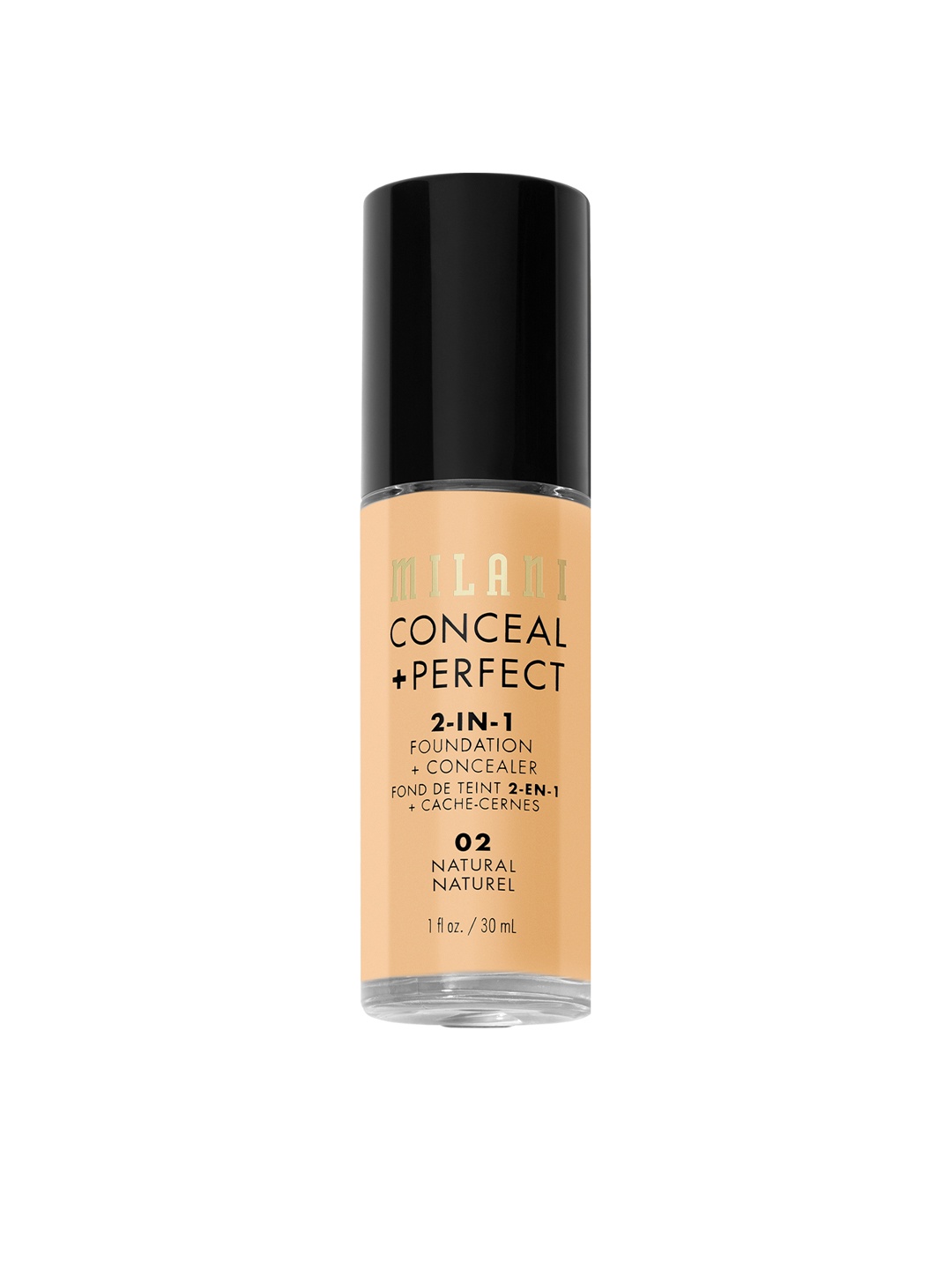 

MILANI Conceal Perfect 2-in-1 Foundation & Concealer - Natural 02, Beige