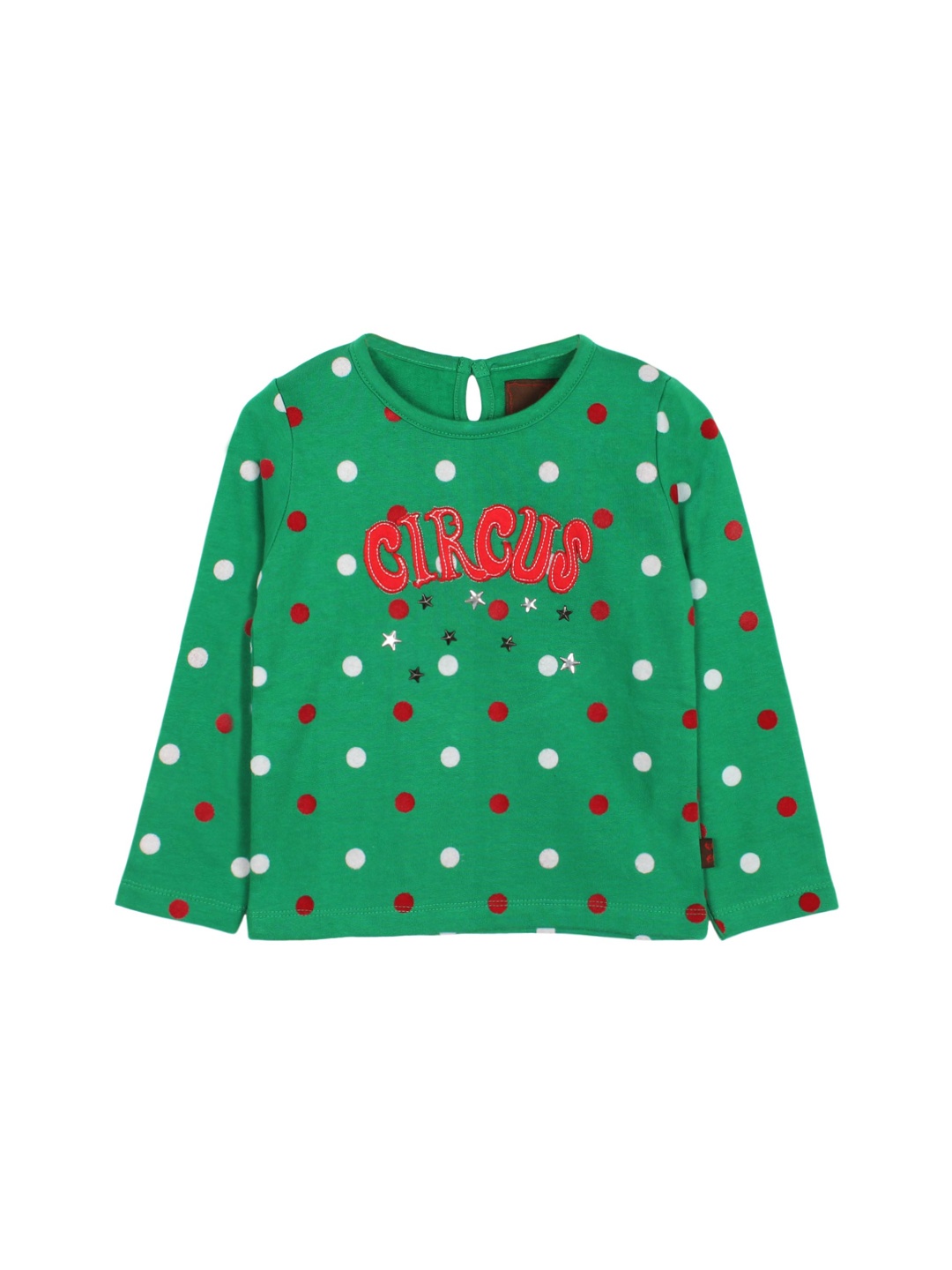 

My Little Lambs Girls Green Round Neck T-shirt