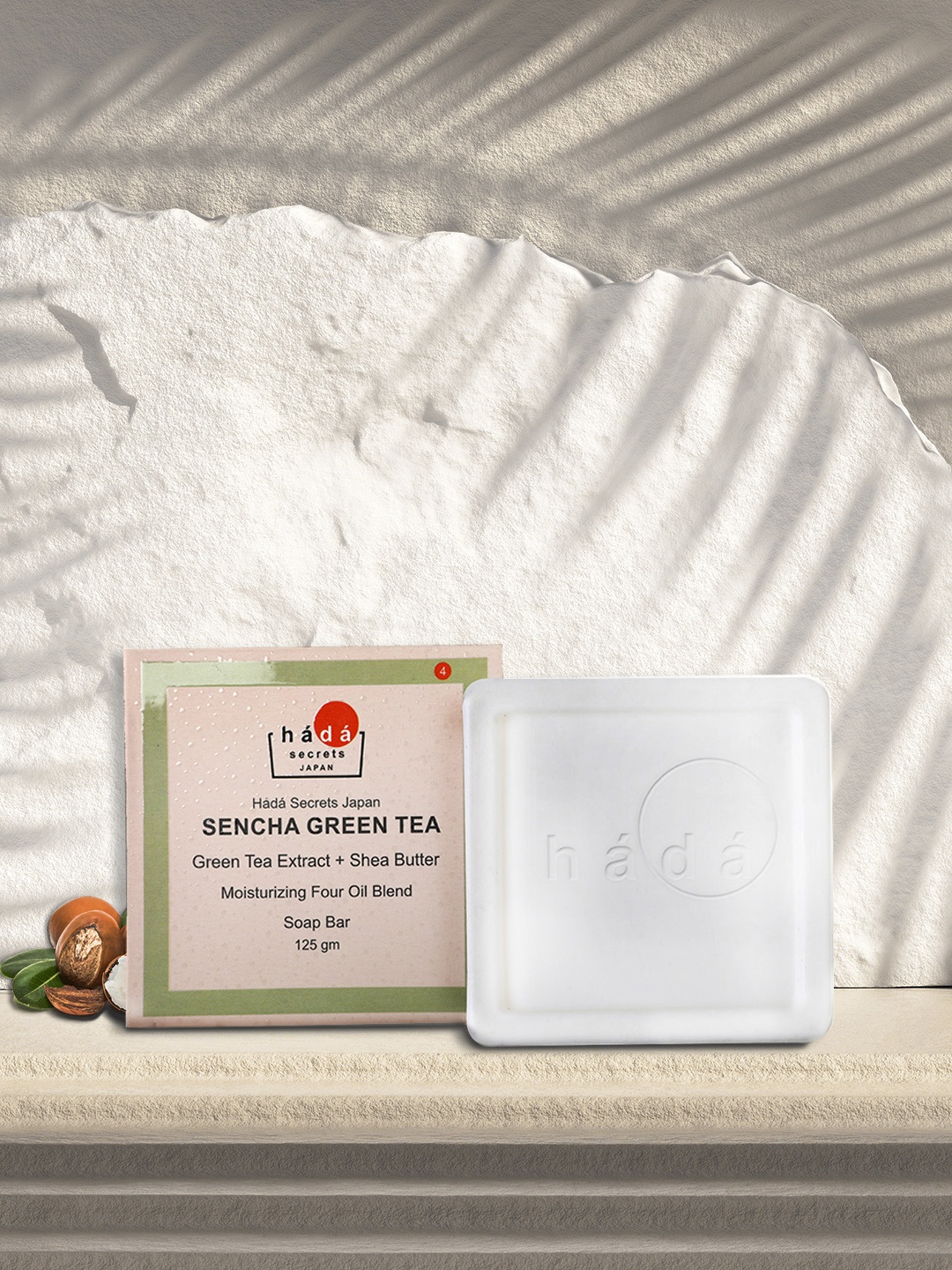

Hada Secrets Japan Sencha Green Tea Soapbar with Green Tea Extract 125 gm, White