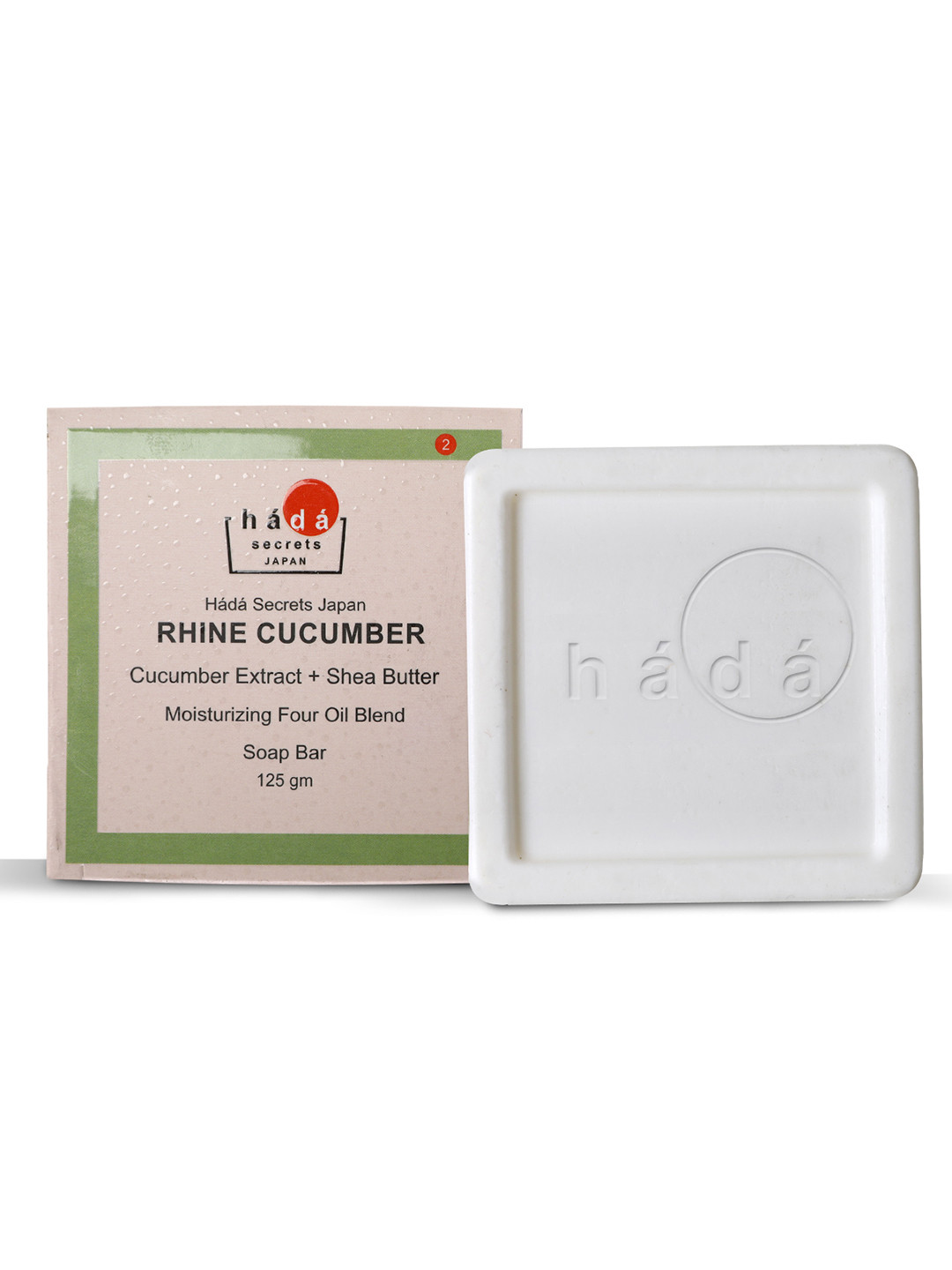 

Hada Secrets Japan Unisex Rhine Cucumber Soap Bar 125 g, White