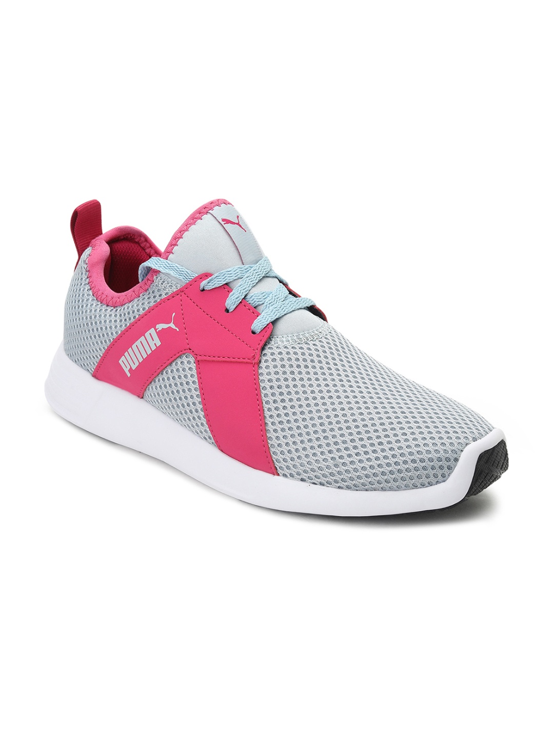 

Puma Women Grey Red Zod Runner V3 Running Shoes