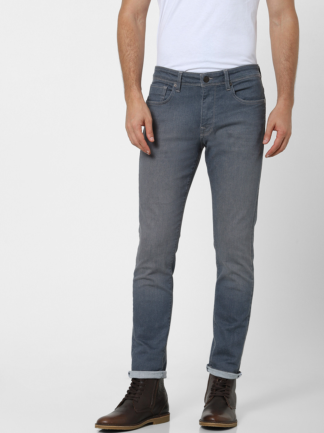 

SELECTED Men Blue Slim Fit Light Fade Stretchable Jeans