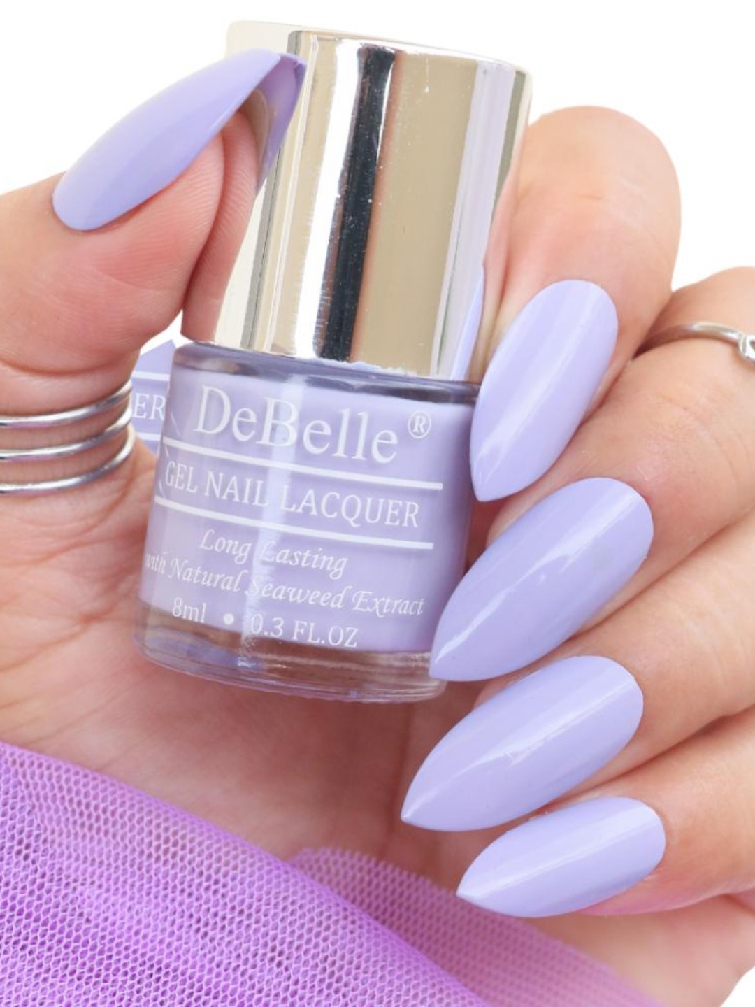 

DeBelle Women Purple Gel Nail Lacquer - Blueberry Bliss 8 ml