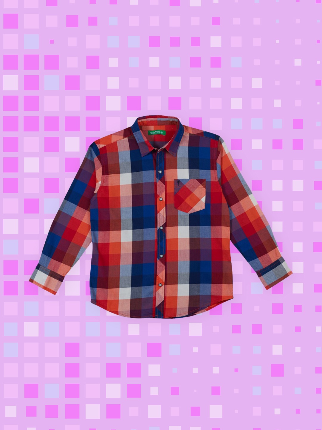 

Gini and Jony Boys Multicoloured Slim Fit Checked Casual Shirt, Multi