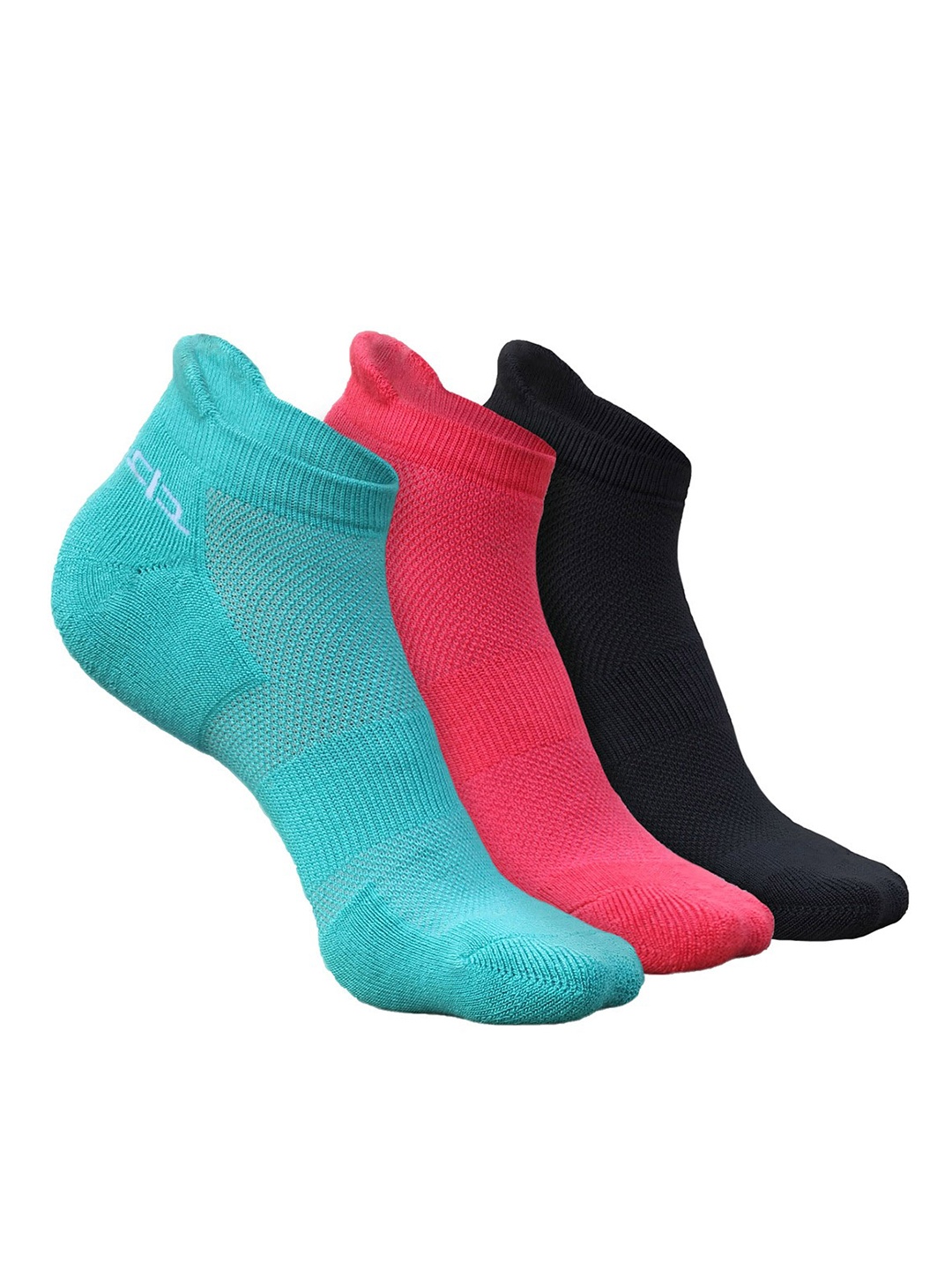 

Heelium Women Pack of 3 Bamboo Super Soft & Odour-Free Breathable Ankle-Length Socks, Teal