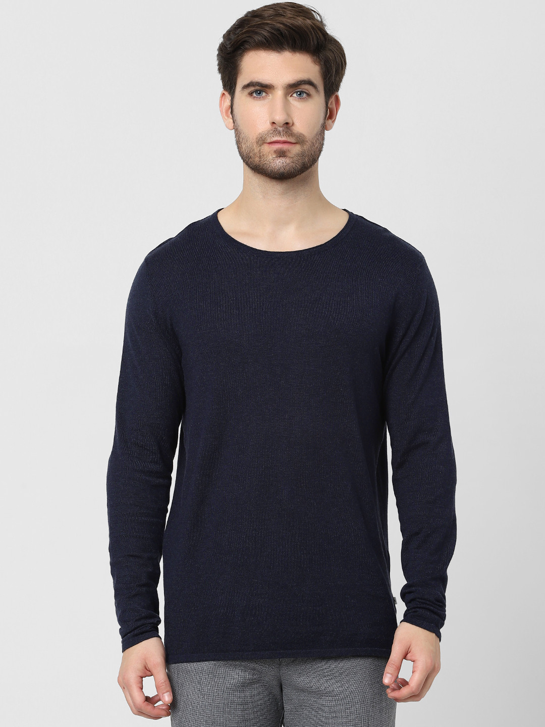 

SELECTED Men Navy Blue Sweatshirt