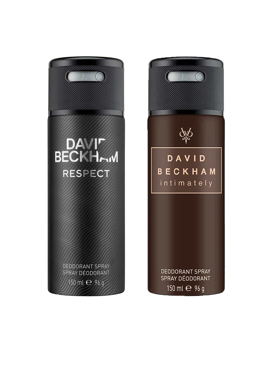 

DAVID BECKHAM Men Set of Intimately & Respect Deodarants, Brown