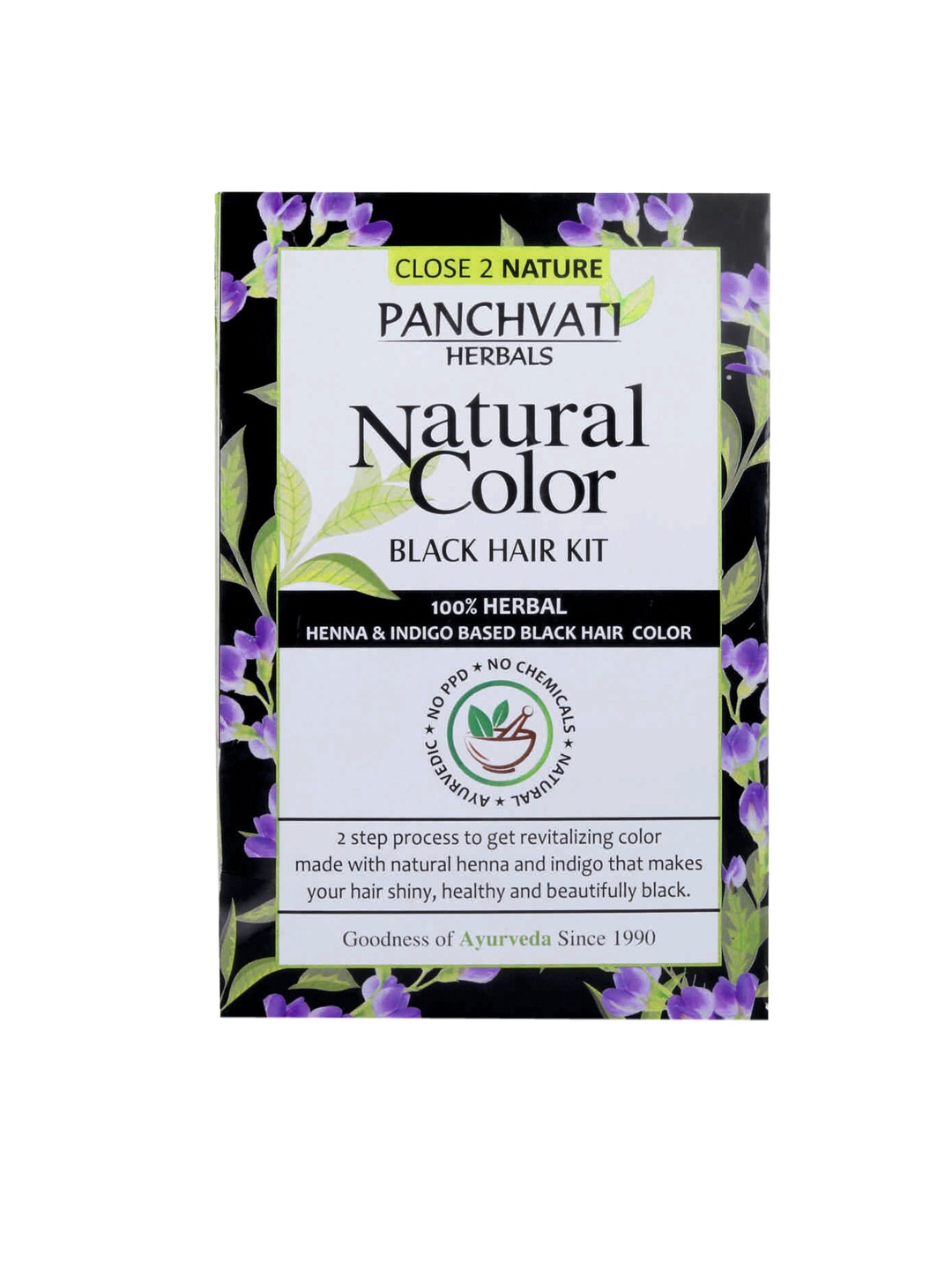

PANCHVATI HERBALS Black Ayurvedic 100% Herbal Natural Hair Color