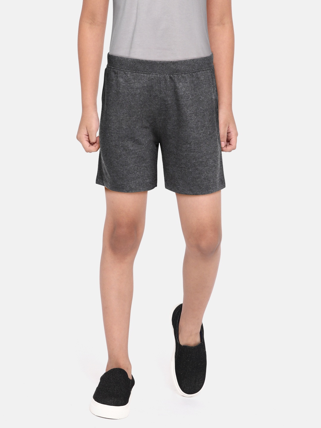

HRX by Hrithik Roshan Boys Grey Regular Shorts