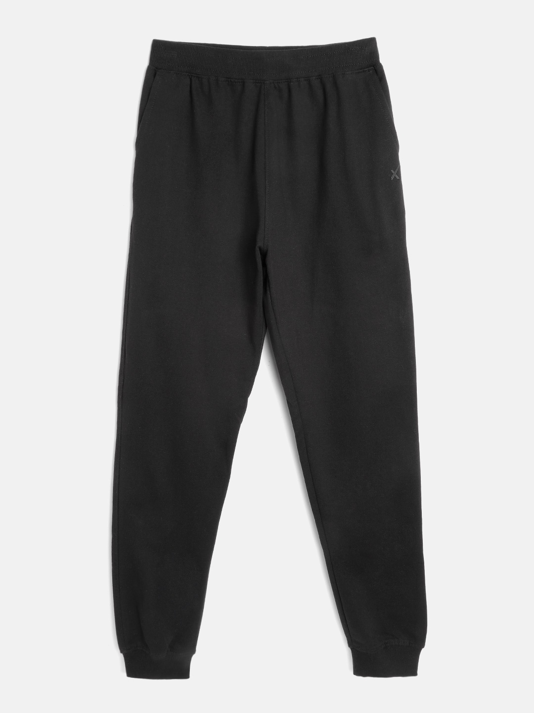 

HRX By Hrithik Roshan U-17 Lifestyle Boys Jet Black Bio-Wash Joggers