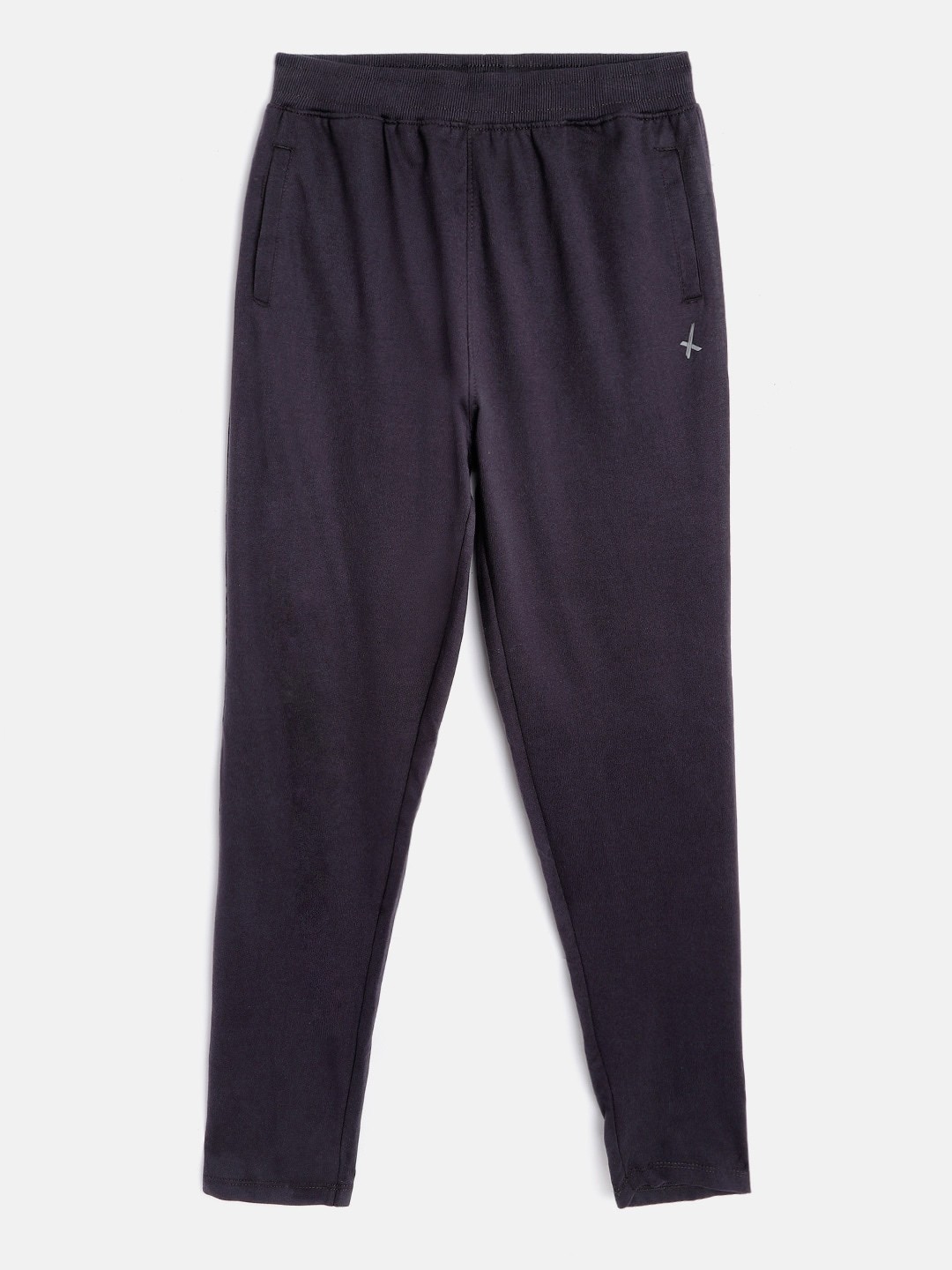 

HRX by Hrithik Roshan U-17 Lifestyle Boys Iron Bio-Wash Brand Carrier Track pants, Blue