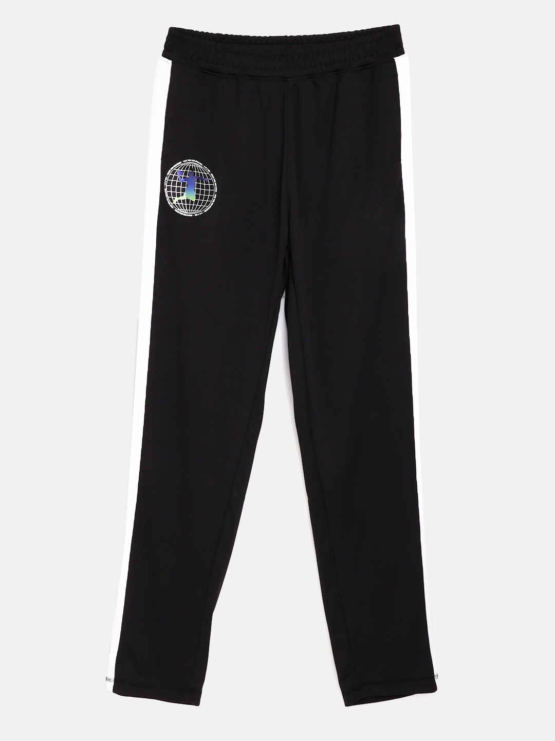 

HRX By Hrithik Roshan U-17 Active Boys Jet Black Rapid-Dry Solid Track Pants