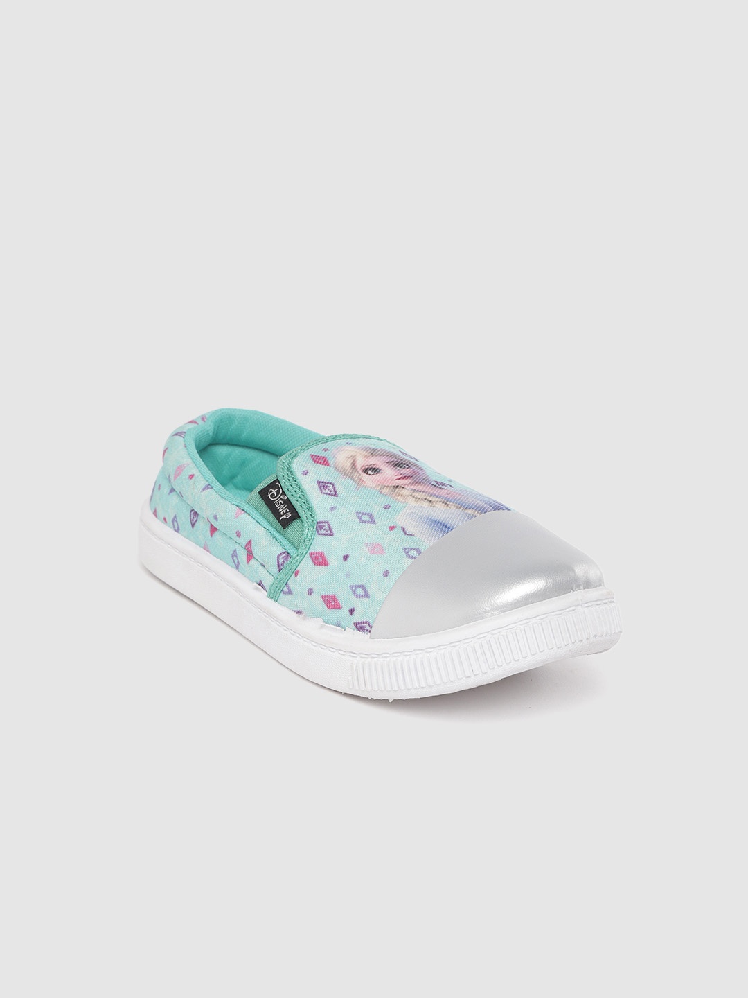 

toothless Girls Green Disney Frozen Elsa Print Slip-On Sneakers