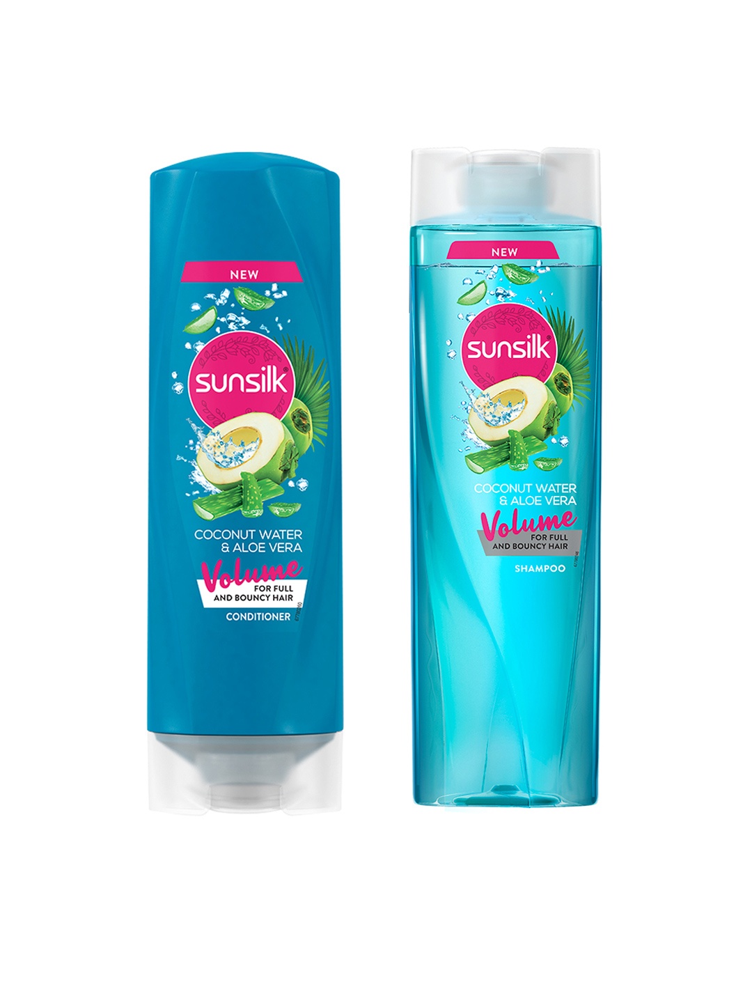 

Sunsilk Unisex Set of Coconut Water and Aloe Vera Volume Shampoo & Conditioner, Blue