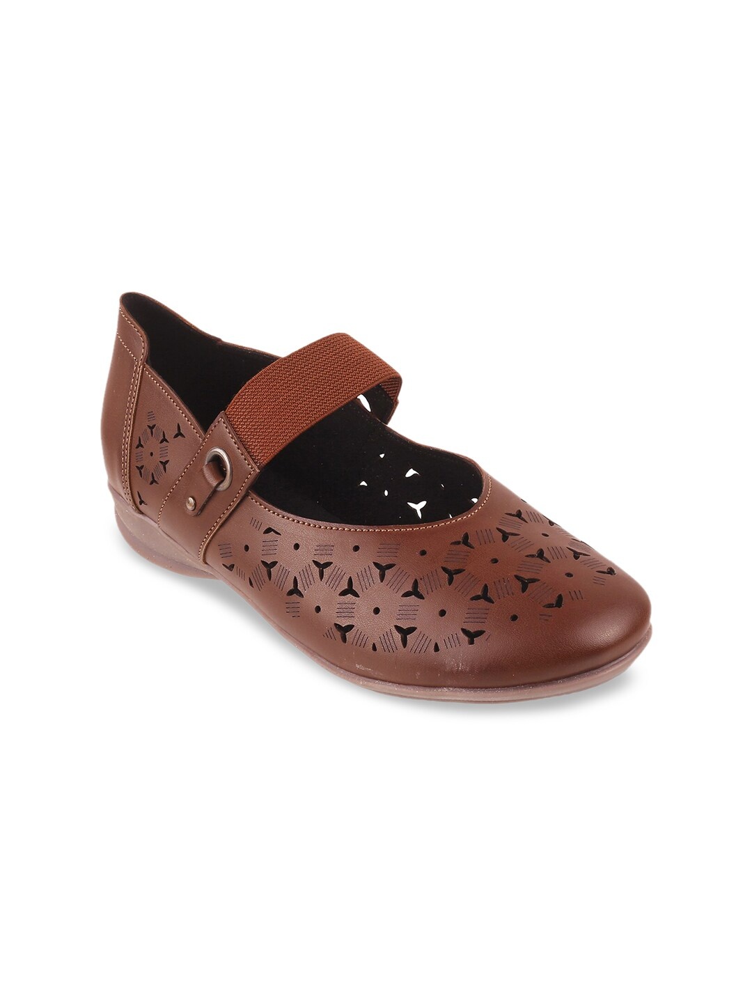 

Catwalk Women Brown Laser Cuts Slip-On Sneakers