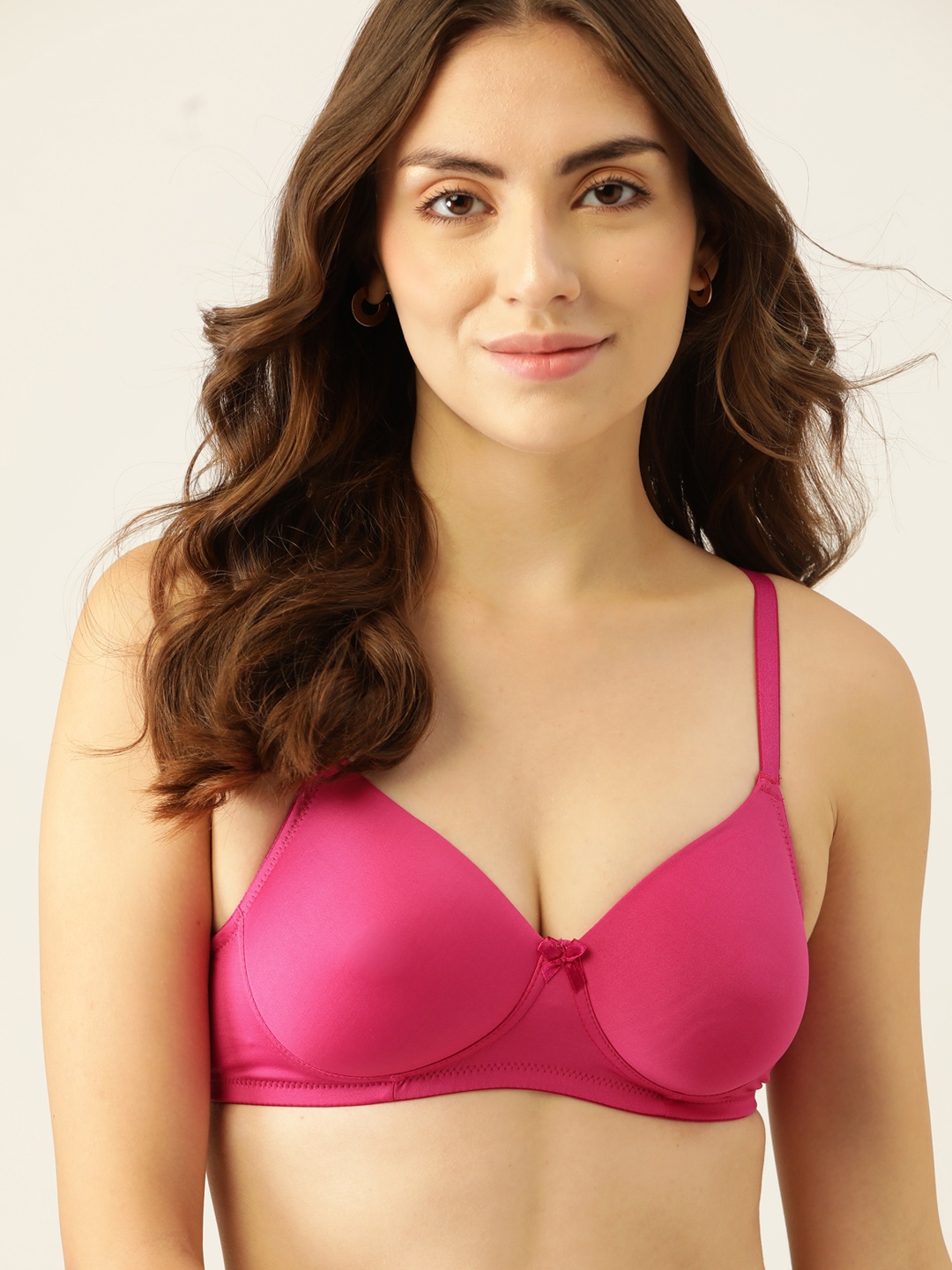 

DressBerry Women Magenta Lightly Padded T-shirt Bra