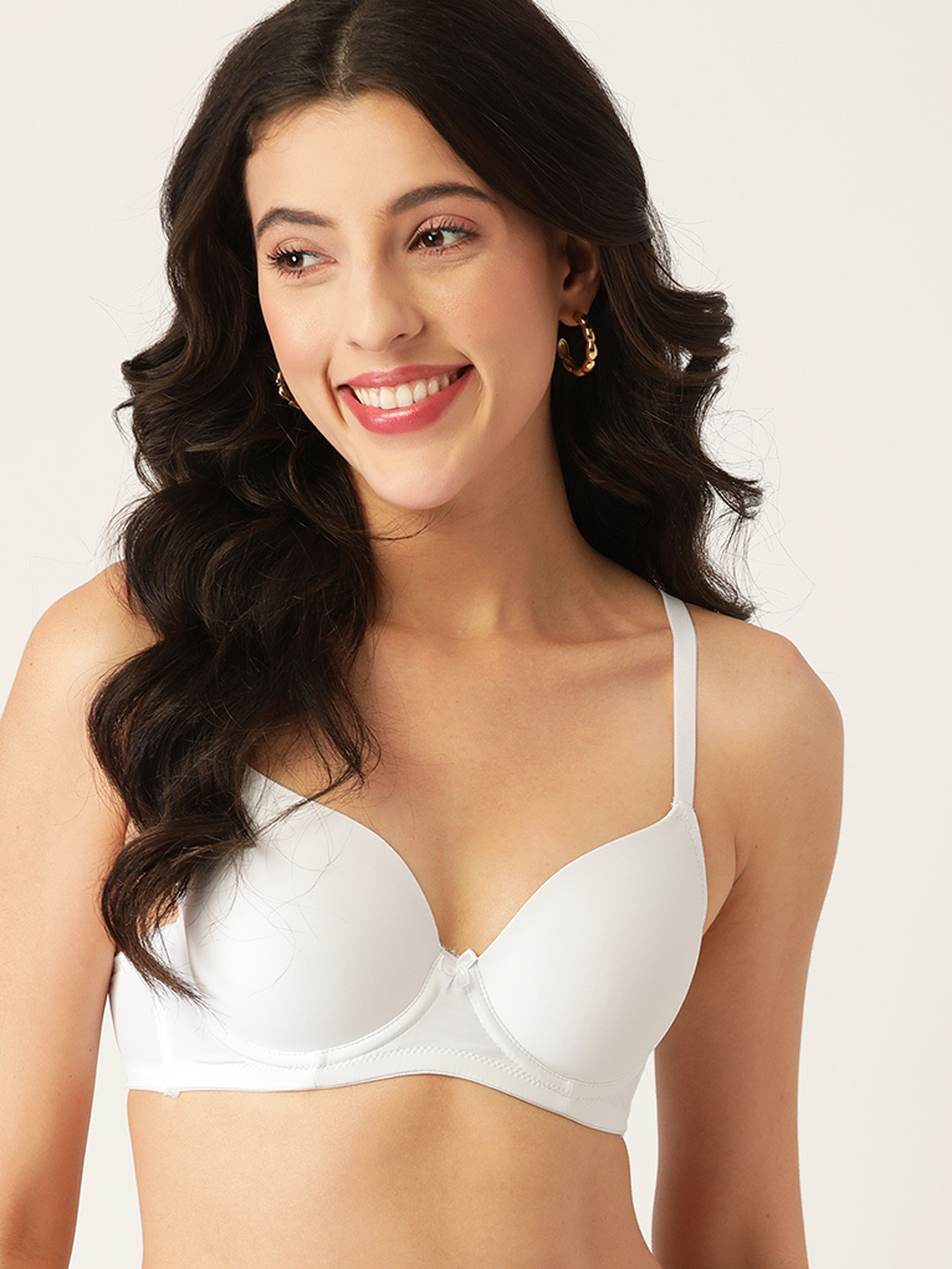 

DressBerry White Underwired Lightly Padded Bra