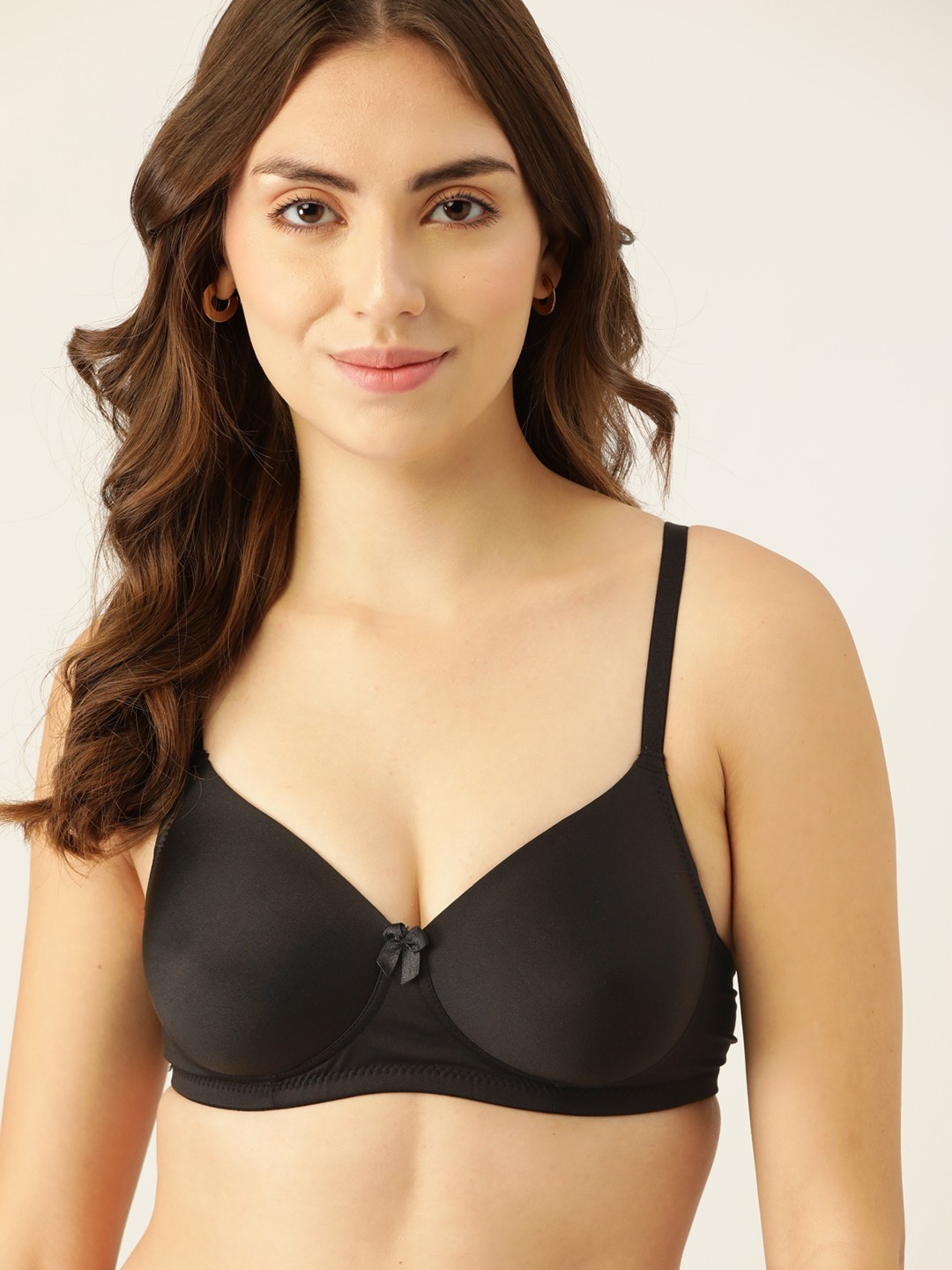 

DressBerry Women Black Solid Lightly Padded T-shirt Bra
