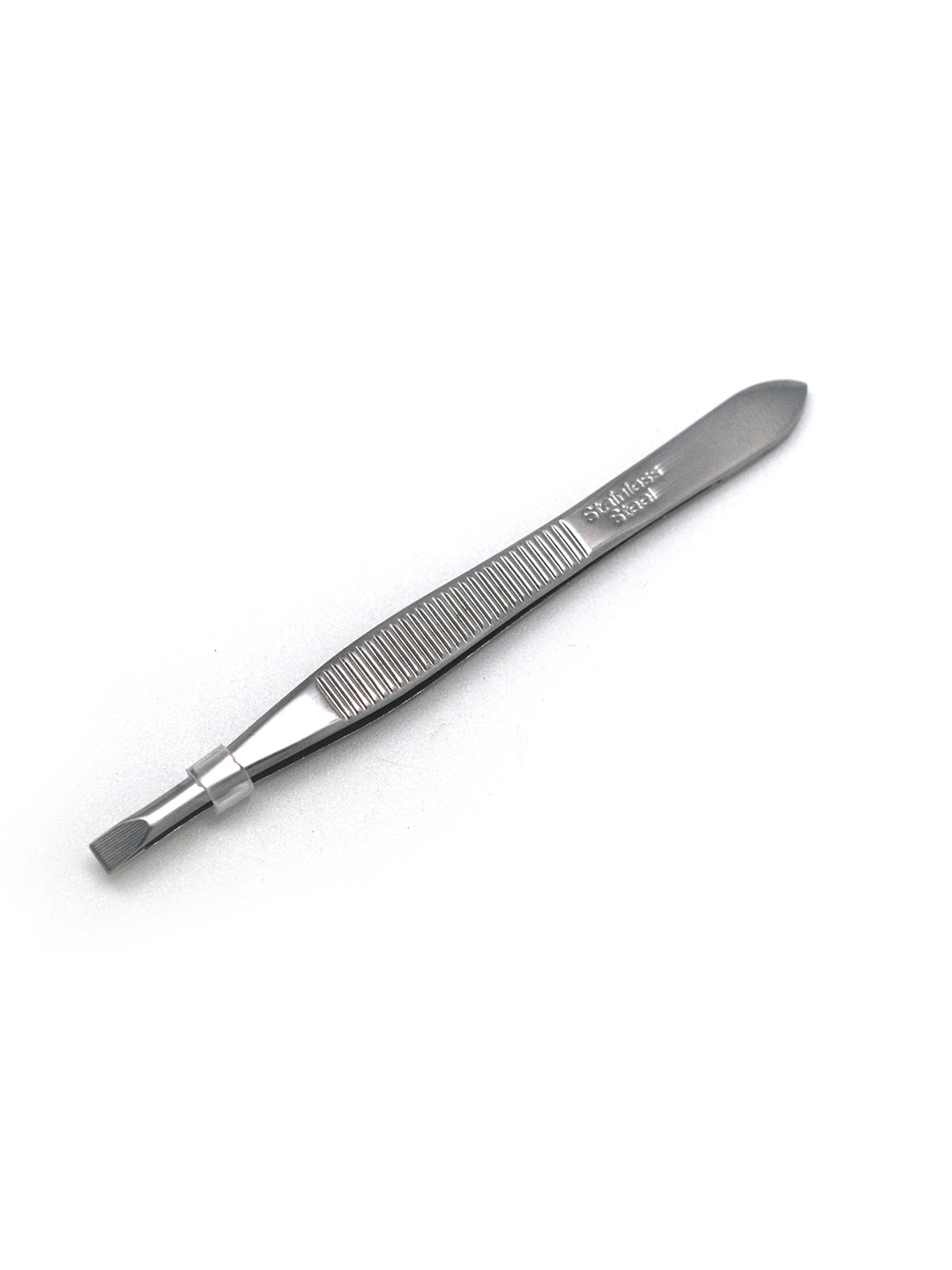 

basicare Grey Textured Flat Tweezer