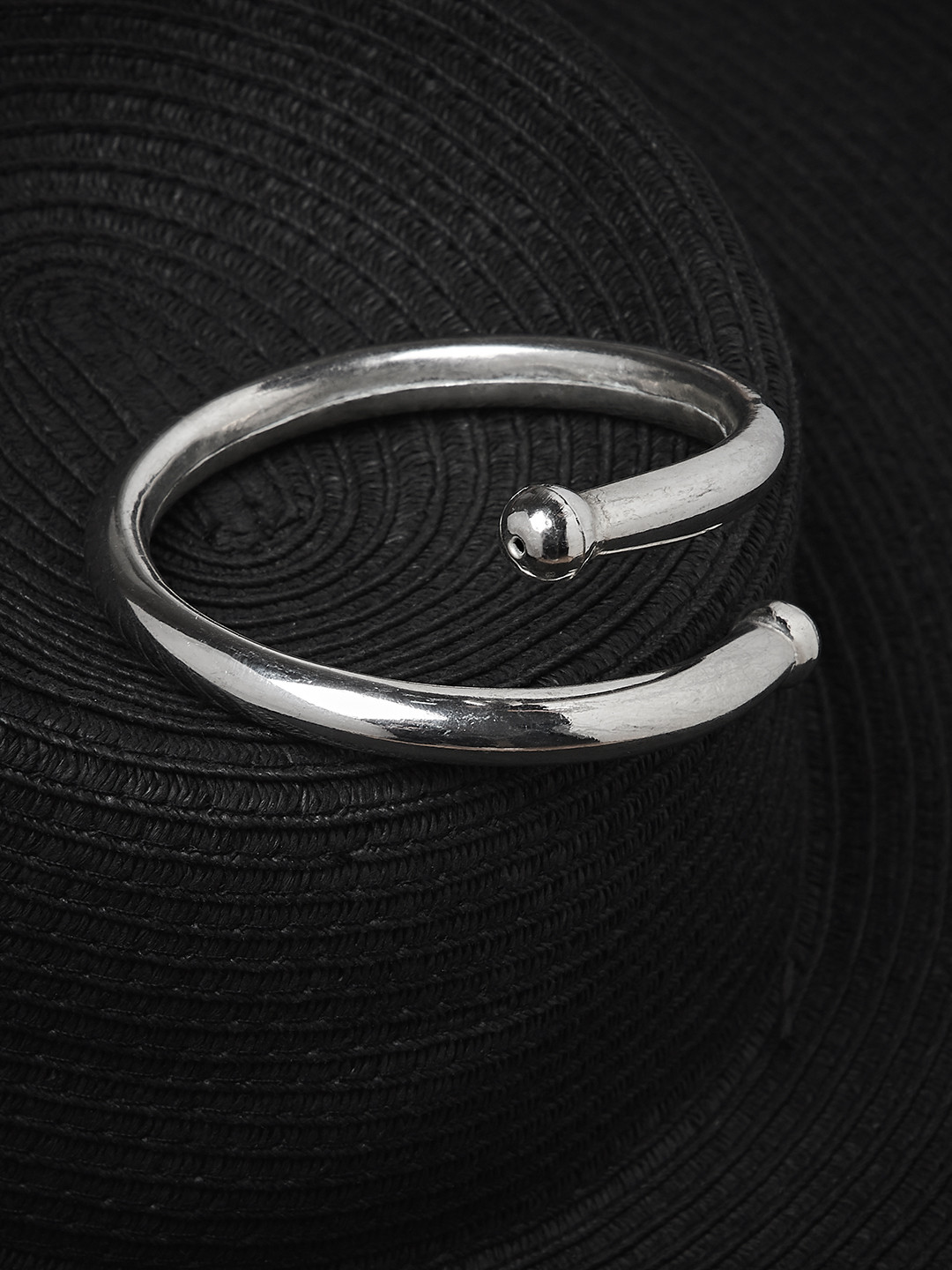 

PANASH Oxidized Silver-Plated Anklet