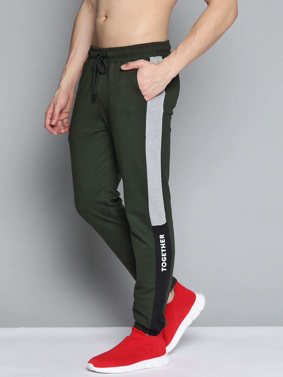 

Harvard Men Charcoal Grey Joggers