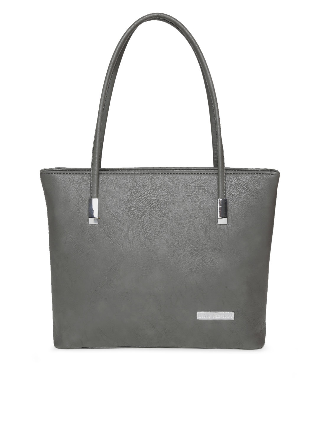 

Lino Perros Grey Textured Shoulder Bag