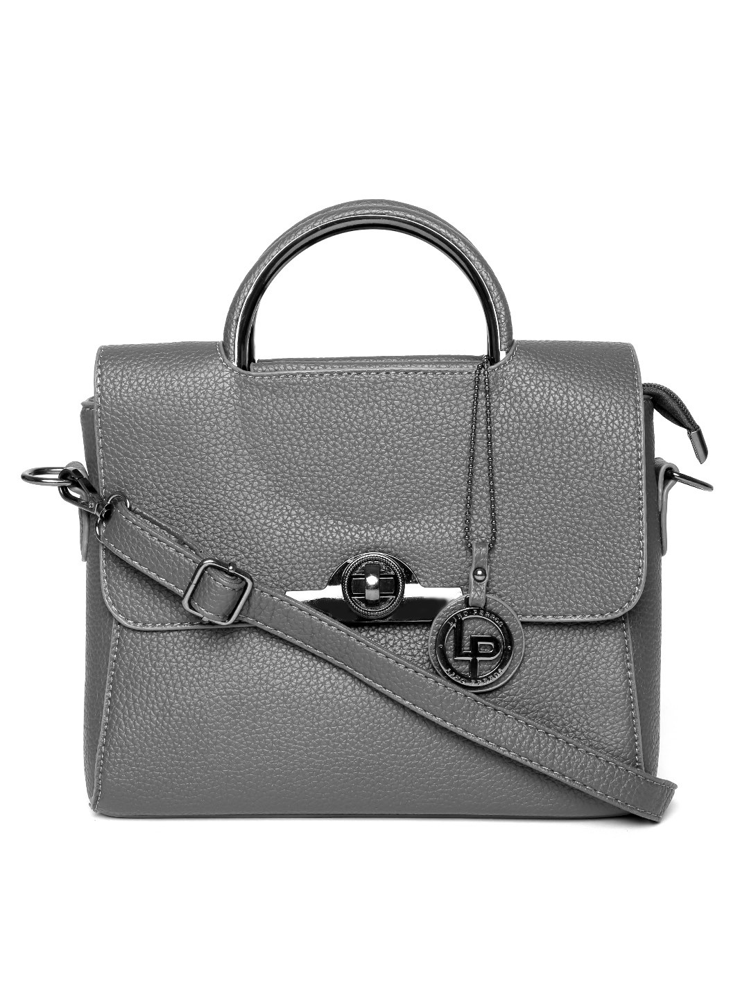 

Lino Perros Grey Handbag with Sling Strap