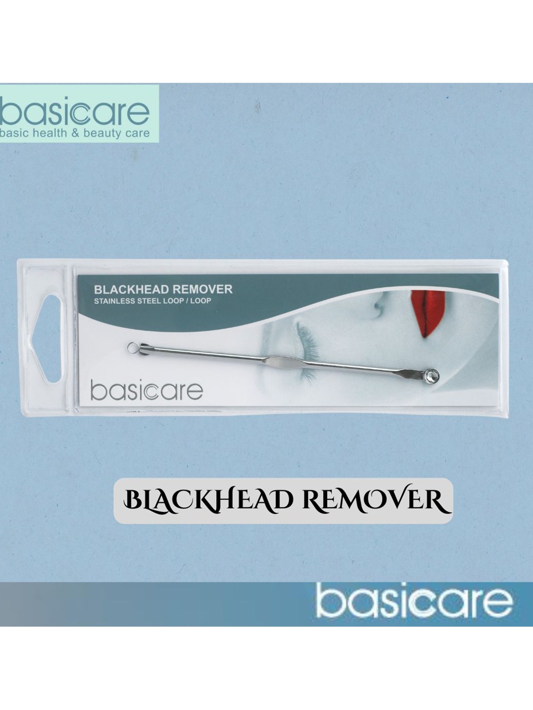 

basicare Silver Black Head Remover with Loop