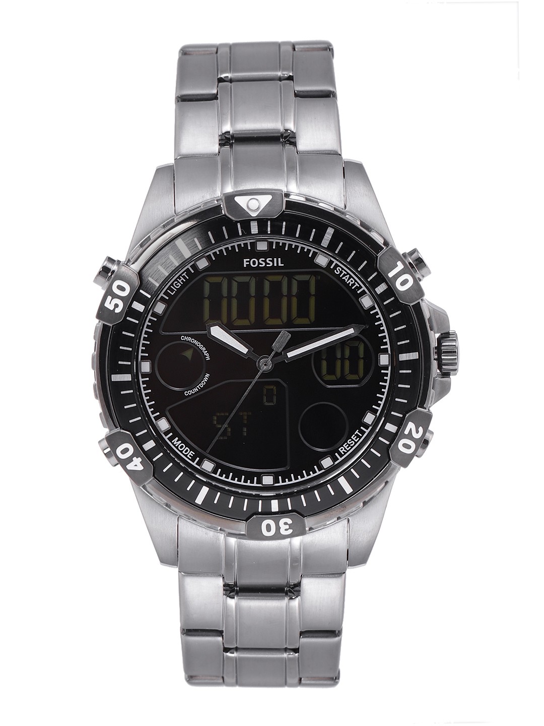 

Fossil Men Black Analogue and Digital Watch FS5782