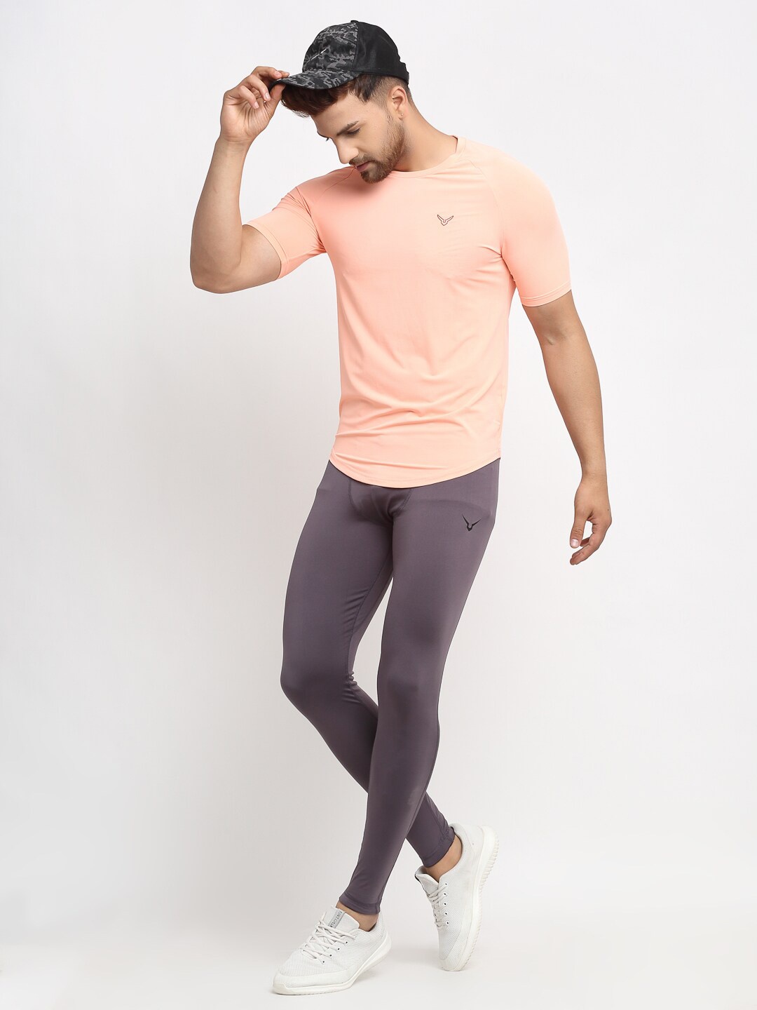 

Invincible Men Stretch Short Sleeve Tshirt, Peach