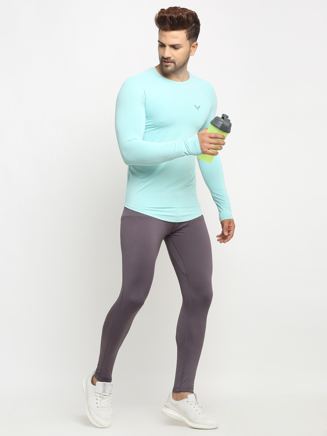 

Invincible Men Stretch Full Sleeve Tee, Blue