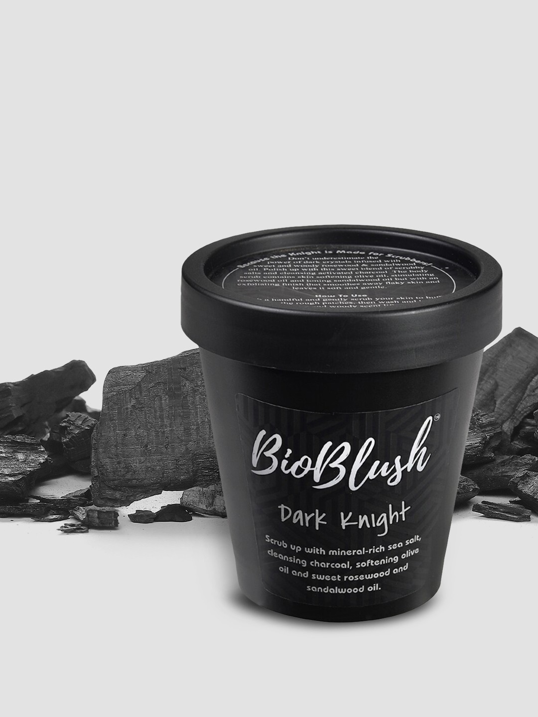 

BioBlush Dark Knight Charcoal Body Scrub, Black