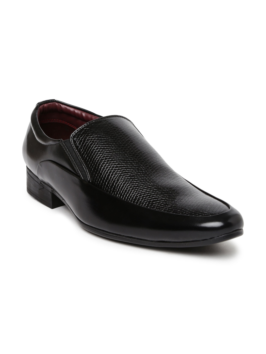 

Footin Men Black Semiformal Slip-Ons