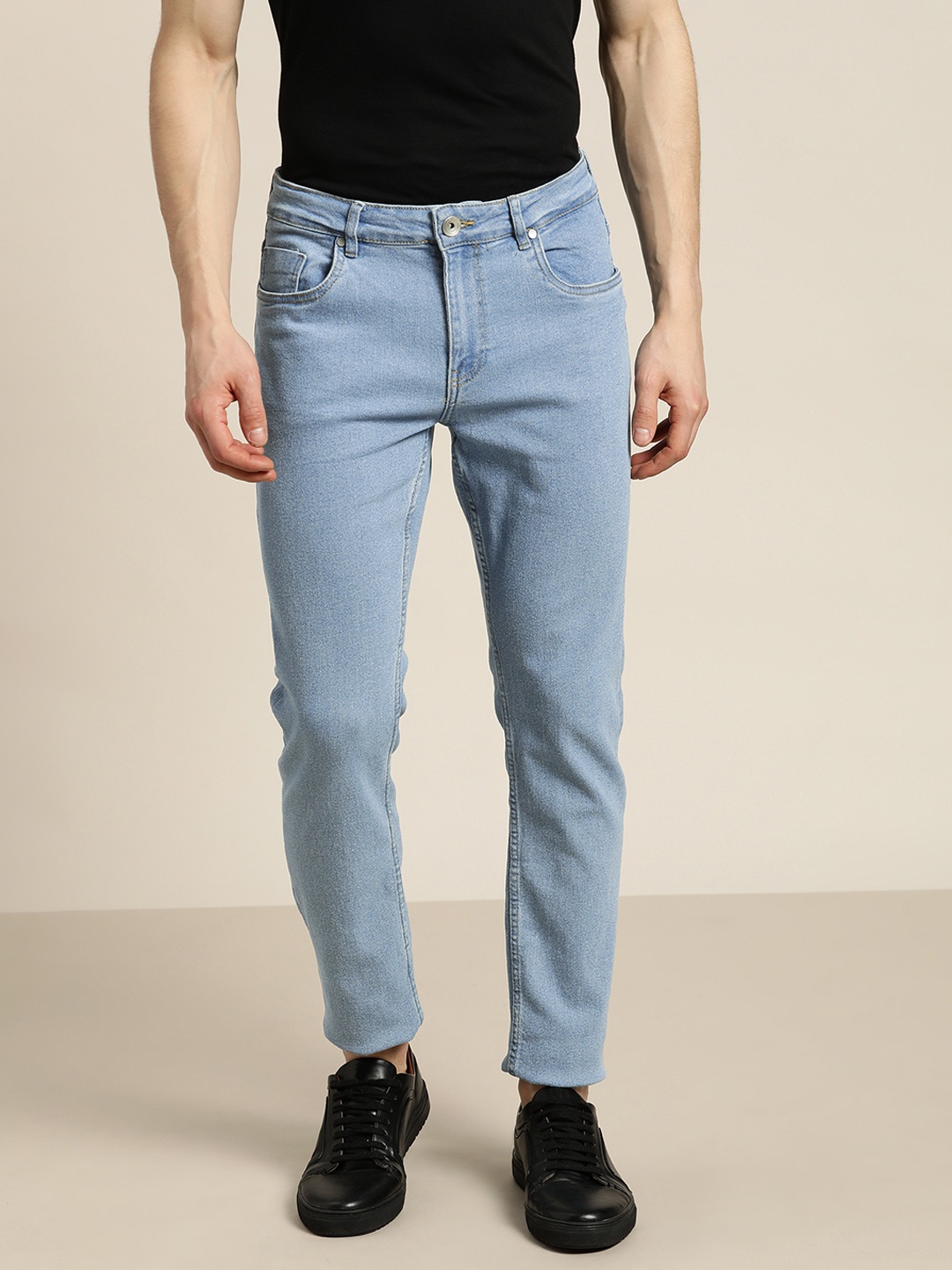

ether Men Blue Slim Fit Stretchable Jeans