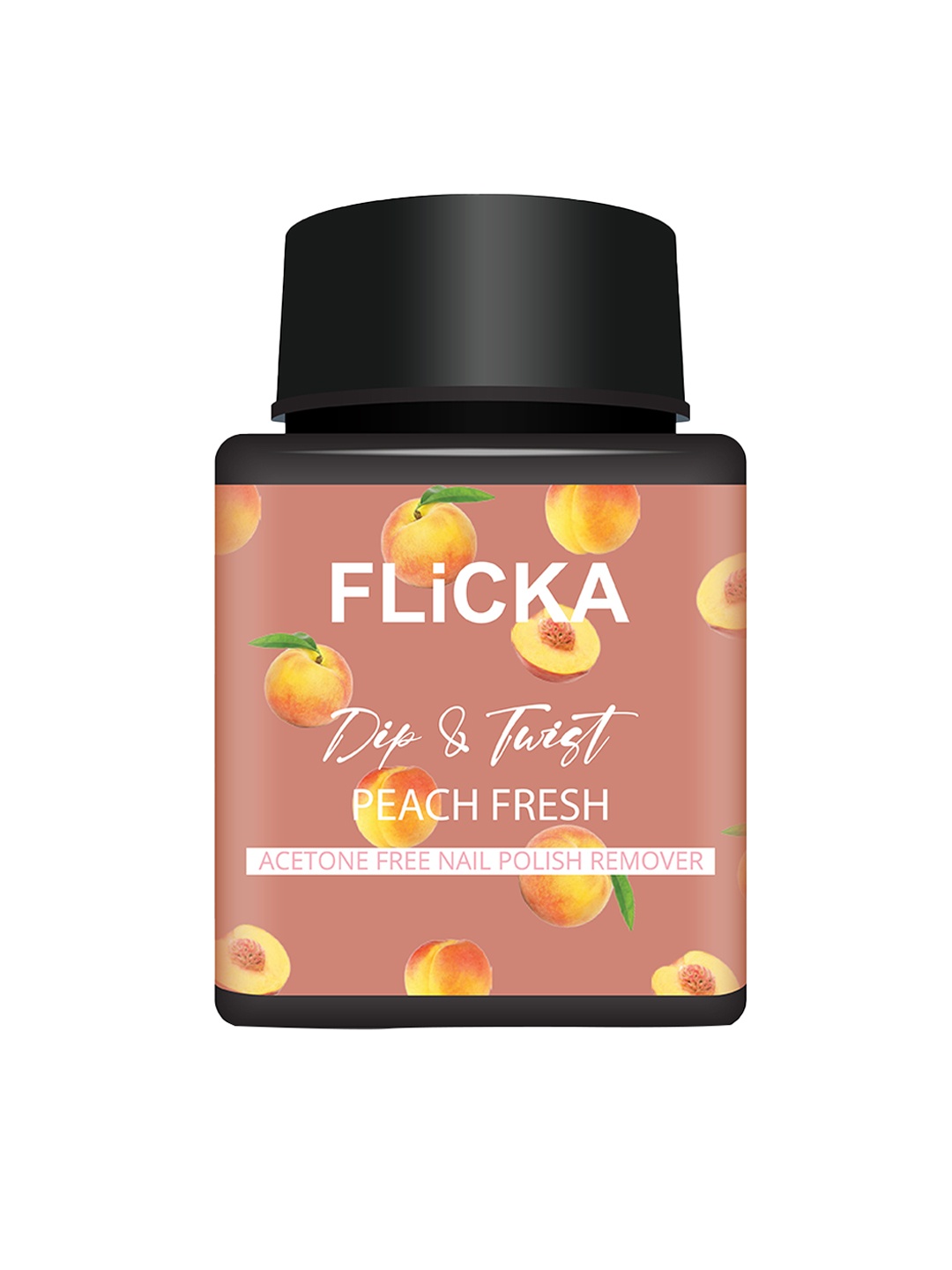 

FLiCKA Women Dip & Twist Nail Remover - Peach Fresh, Transparent