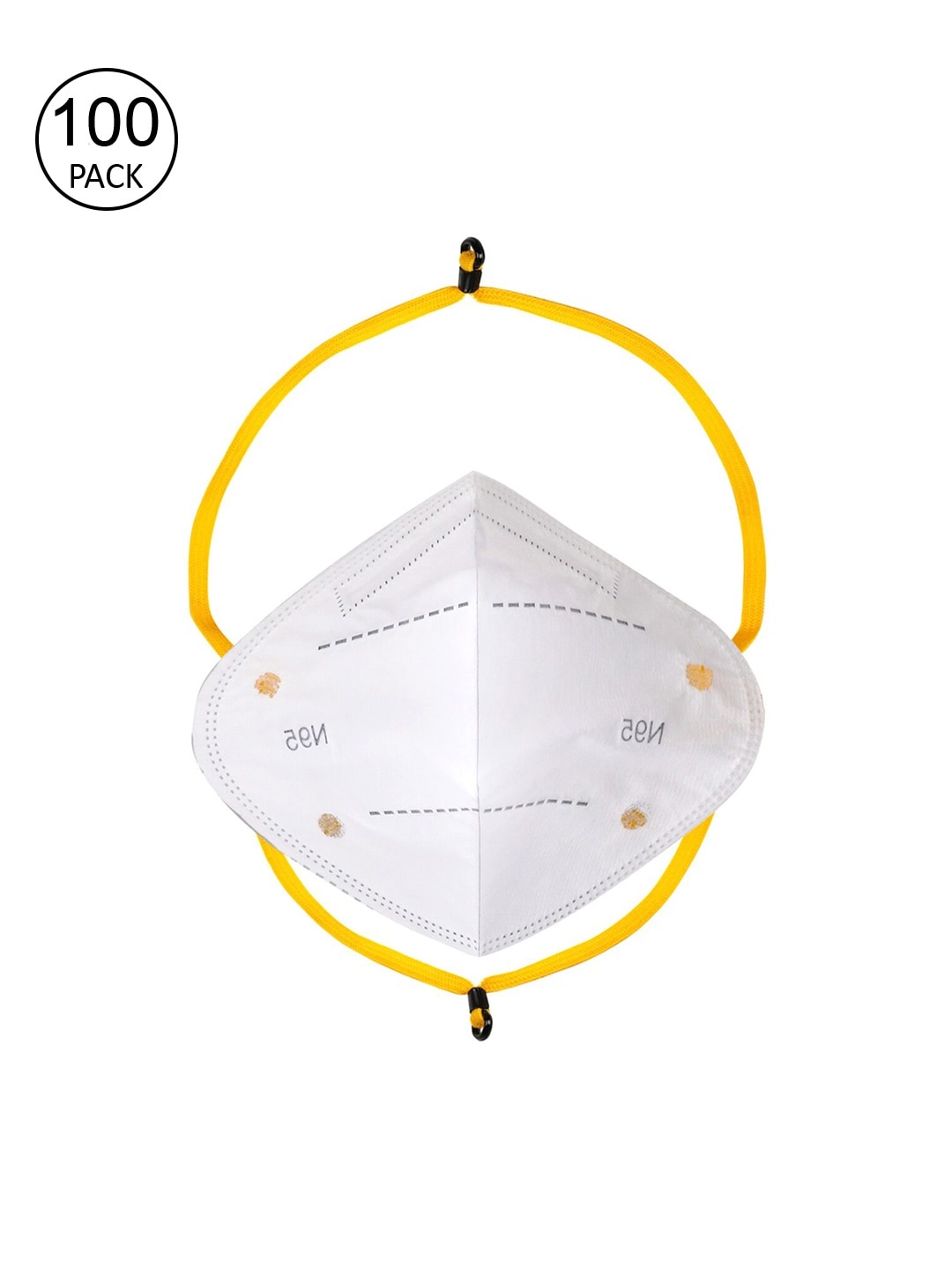 

Action Adults Pack Of 100 White 5-Ply N95 Reusable Protective Outdoor Masks