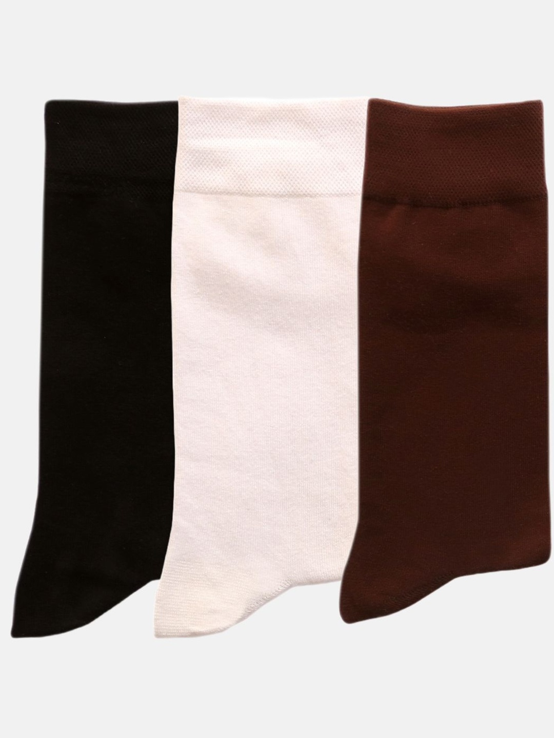 

N2S NEXT2SKIN Men Pack Of 3 Assorted Calf-Length Cotton Socks