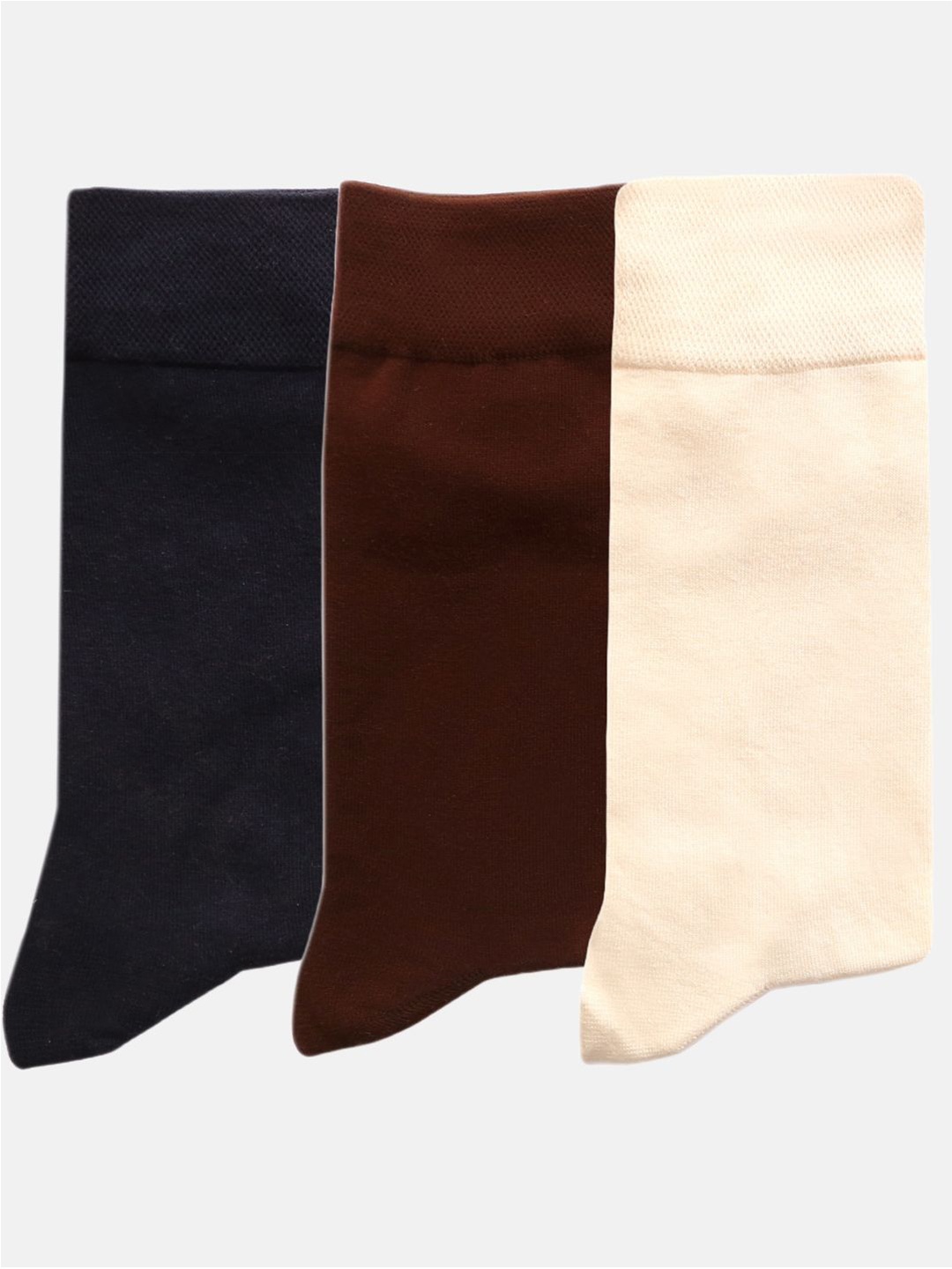 

N2S NEXT2SKIN Men Pack Of 3 Assorted Calf-Length Socks