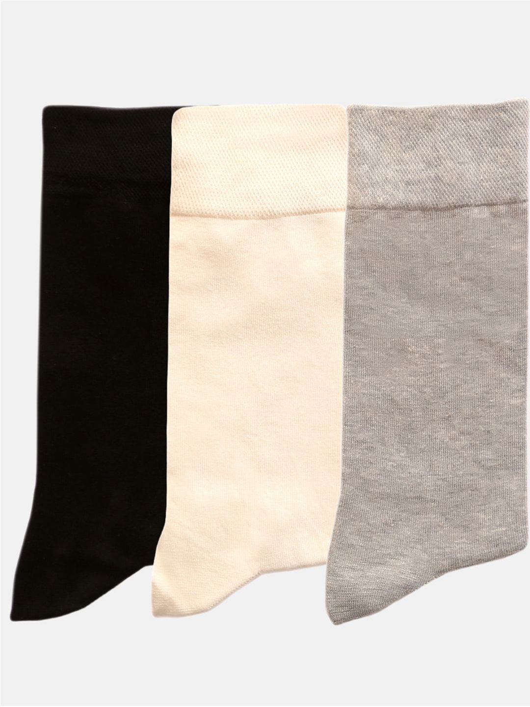 

N2S NEXT2SKIN Men Pack Of 3 Assorted Calf-Length Socks