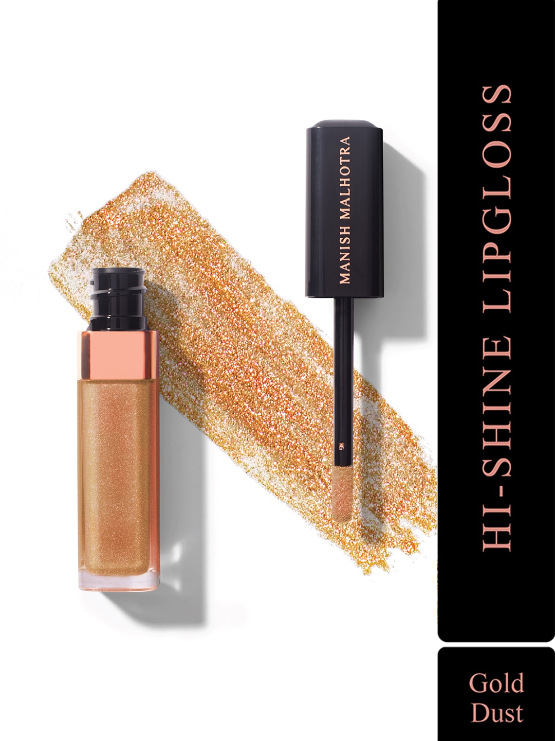 

Manish Malhotra Beauty By MyGlamm Hi-Shine Lipgloss-Gold Dust-5ml
