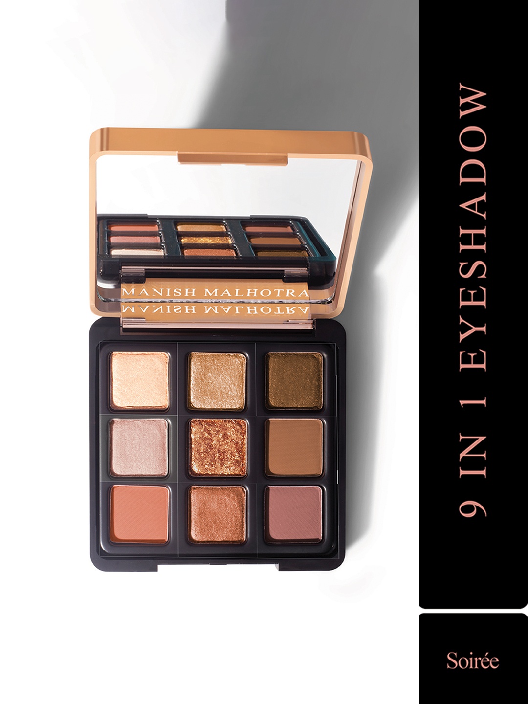 

MyGlamm Manish Malhotra Beauty 9 In 1 Eyeshadow Palette - Soiree, Metallic