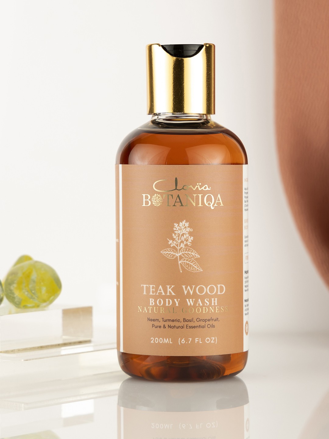 

Clovia BOTANIQA Teak Wood Body Wash - 200 ml, Brown