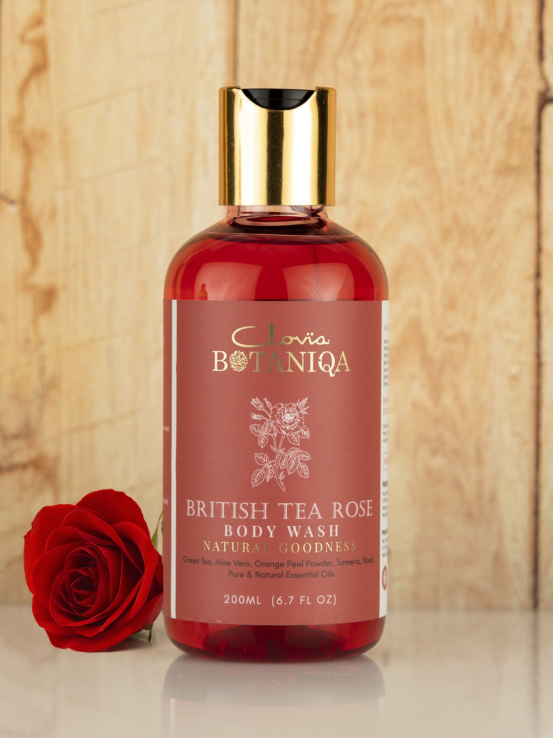 

Clovia BOTANIQA British Tea Rose Body Wash - 200 ml, Pink
