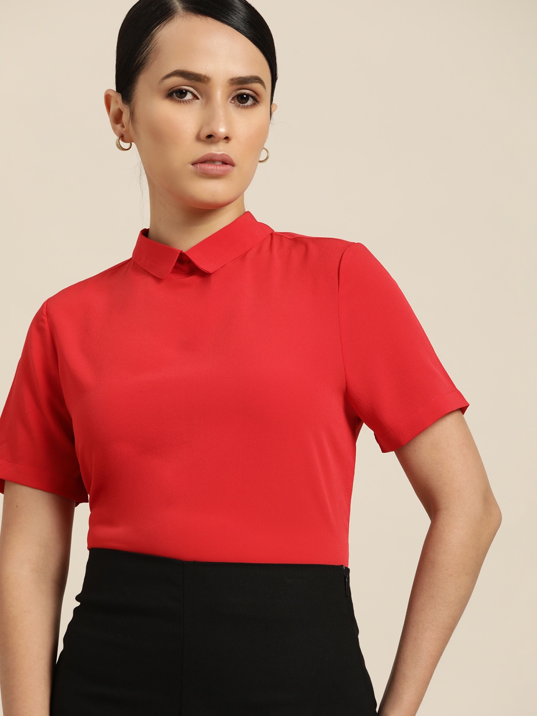 

her by invictus Women Red Solid Top