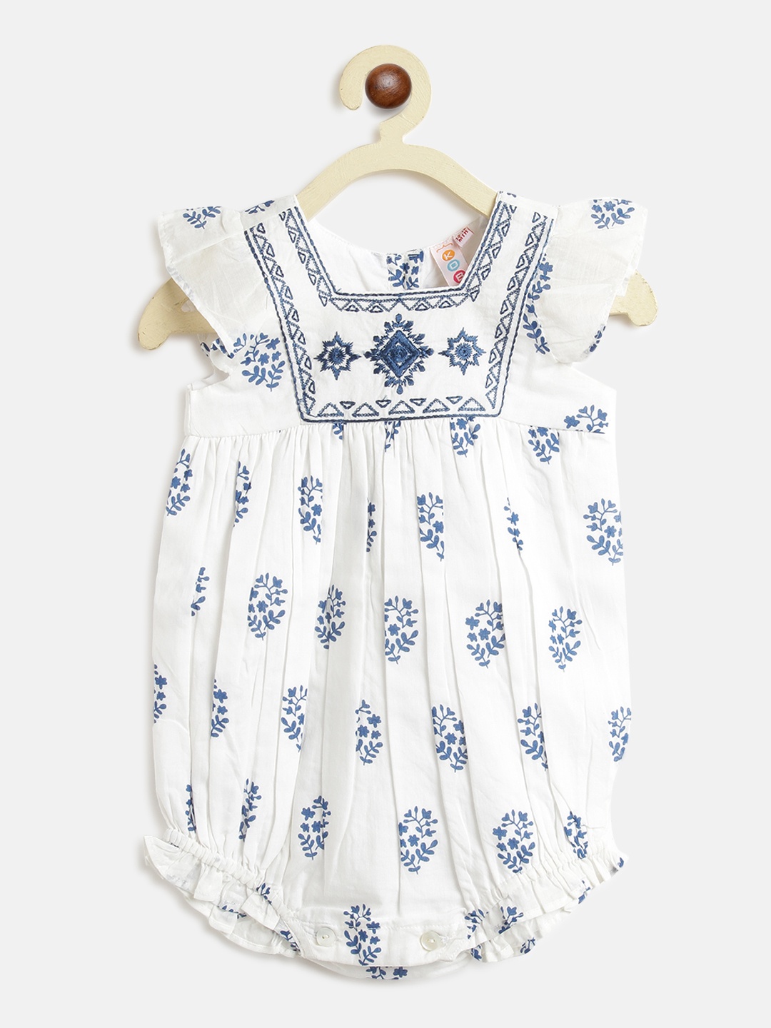 

Kids On Board White Floral Dress